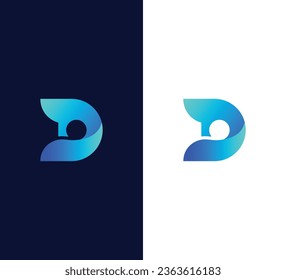 Letter A Abstract Logo Design. Black and White Logo. Usable for Business Logos. Flat Vector Logo Design Template