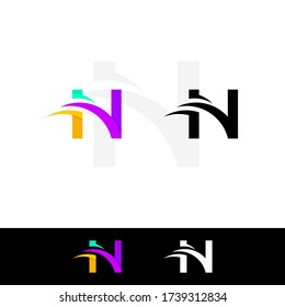 Letter Abstract Logo Design, Letter Icon Vector Template.