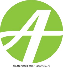Letra A diseño de logotipo abstracto , plantilla, sin fondo