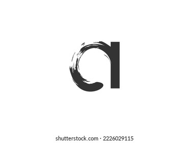 letter a abstract logo design templates