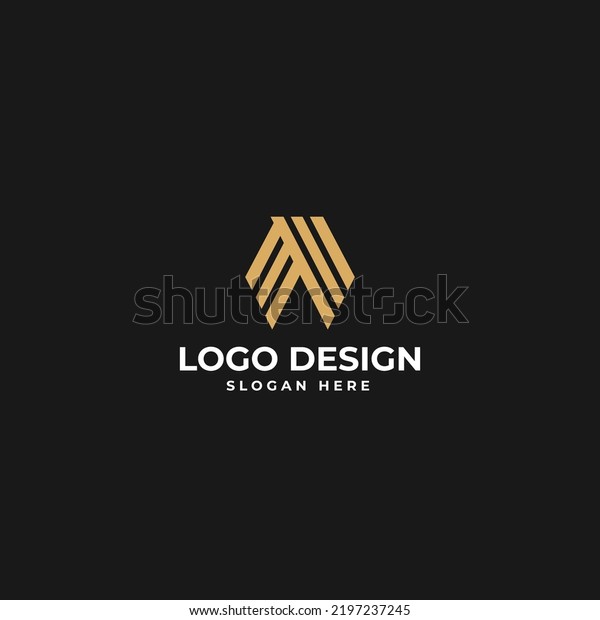 Letter Abstract Logo Design Vector Illustration Stock Vector (Royalty ...