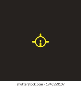 Letter I Abstraktes Logo Symbol-Vorlagendesign in Vektorgrafik