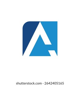 а letter abstract logo modern style