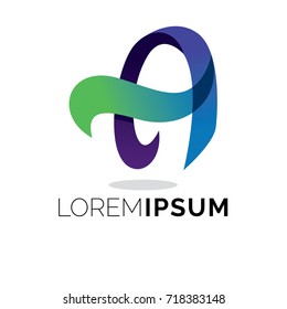 Letter A Abstract Logo Template Design Vector, Emblem, Design Concept, Creative Symbol, Icon