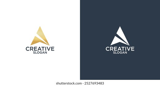  Vector de diseño de logotipo de monograma abstracto