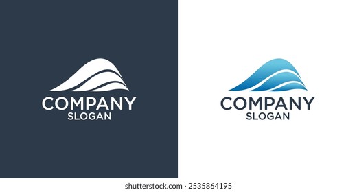 letter A abstract monogram logo design vector
