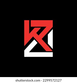Logo simple de monograma abstracto, diseño de logotipo moderno y mínimo. Este logotipo puede utilizarse para la empresa, el sitio web y la impresión