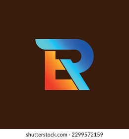 Logo simple de monograma abstracto, diseño de logotipo moderno y mínimo. Este logotipo puede utilizarse para la empresa, el sitio web y la impresión