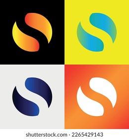 Carta, abstracto, monograma, diseño de logotipo simple, moderno y mínimo. Este logotipo puede utilizarse para la empresa, el sitio web y los medios de impresión. Todo el logotipo con conceptos.