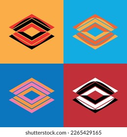 Letter, abstract, monogram, simple, modern and minimal logo design. This logo can be used for company, website and printing media. All logo with concepts.