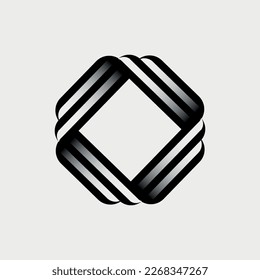 Letter, abstract, monogram, simple, modern and minimal logo design. This logo can be used for company, website and printing