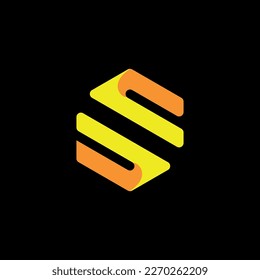Letter, abstract, monogram, simple, modern and minimal logo design. This logo can be used for company, website and printing
