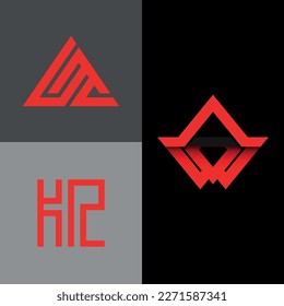 Carta, abstracto, monograma, diseño de logotipo simple, moderno y mínimo. Este logotipo puede utilizarse para la empresa, el sitio web y la impresión