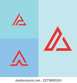 Carta, abstracto, monograma, diseño de logotipo simple, moderno y mínimo. Este logotipo puede utilizarse para la empresa, el sitio web y la impresión