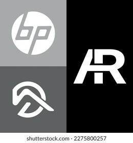 Carta, abstracto, monograma, diseño de logotipo simple, moderno y mínimo. Este logotipo puede utilizarse para la empresa, el sitio web y la impresión