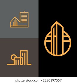 Letter, abstract monogram, simple modern and minimal design. This logo can be used for company, website and printing