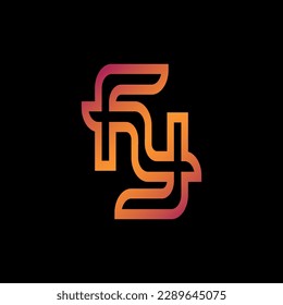 Letter  abstract , monogram simple modern and minimal logo design. This logo can be used for company, website and printing
