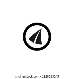 letter a abstract vector logo