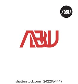 Diseño de logotipo de monograma ABW