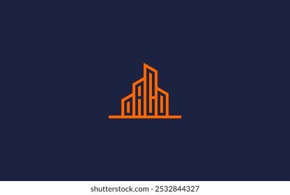 Letra AC con el logotipo del edificio Icono Diseño Vector Diseño Plantilla Inspiración