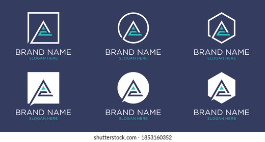 Buchstabe ac Logo-Design vektor-Illustration festlegen