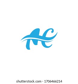 Letter AC Joint logo icon flat and vector design template.