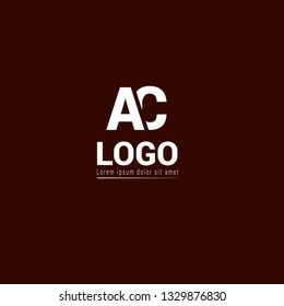 letter AC logo concept. Designed for your web site design, logo, app, UI