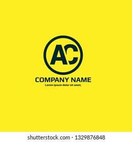 letter AC logo concept. Designed for your web site design, logo, app, UI