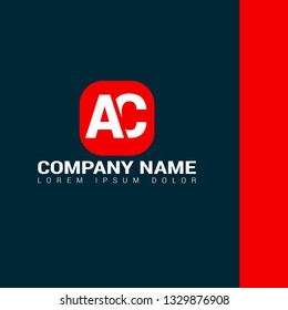 letter AC logo concept. Designed for your web site design, logo, app, UI