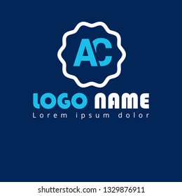 letter AC logo concept. Designed for your web site design, logo, app, UI