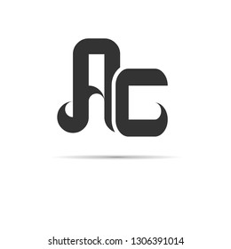 letter ac logo design template element 16