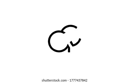 Letter AC logo design template elements Vector