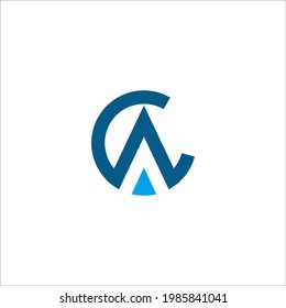 Buchstaben-AC-Logo-Design-Vektorsymbol