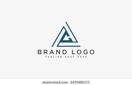 letter AC logo design vector template design for brand.