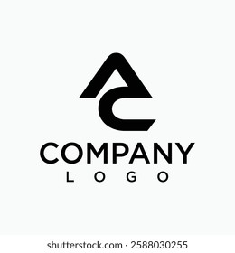 letter ac logo design vector template