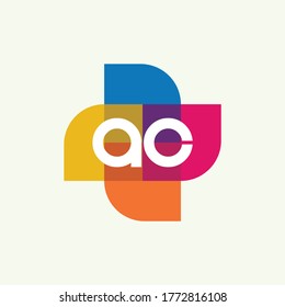 Icono de logotipo AC plantilla de diseño de vectores