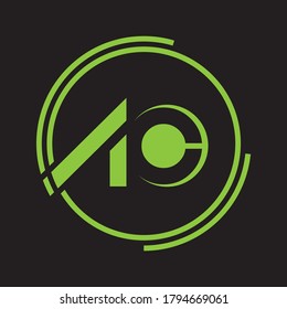 Icono de logotipo AC plantilla de diseño de vectores
