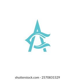 Letter AC Logo Luxury Design. CA Icon Vector