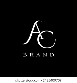 Buchstaben-AC-Logo, AC-Logo, AC-Buchstaben-Logo-Design, AC-elegante Logo-Vorlage, AC-Unternehmen-verknüpftes Brief-Logo, ursprüngliche AC-abstrakte geometrische Logo-Vorlage Vektor-Illustration, T-Shirt-Design.