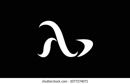 Letter AC minimal icon - Vektordesign