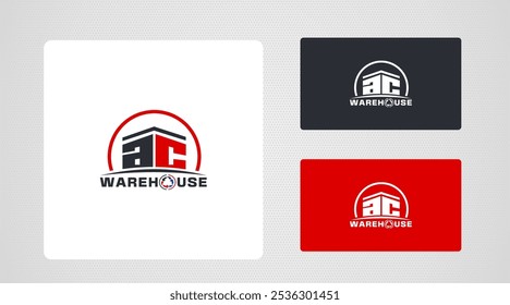 Letter AC Warehouse Logo Temple 