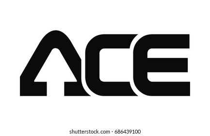 Letter ACE Modern Logo 