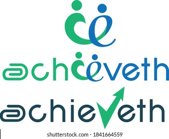 Carta IE y logotipo de la carta Achieve