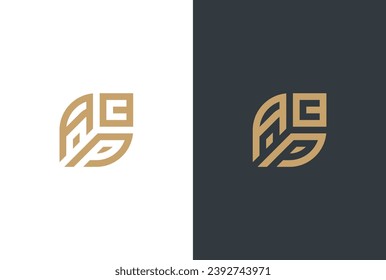 Letter ACP logo design template vector illustration