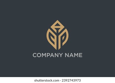 Letter ACP logo design template vector illustration