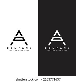 letter ad or ao logo design