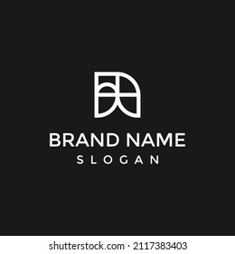 Letter AD logo design vector. monogram logo vector illustration.