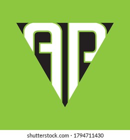 Icono del logotipo de la letra AD plantilla de diseño de vector y plano
