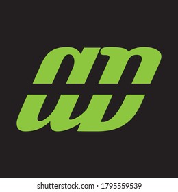 Letter AD logo icon flat and vector design template