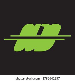 Letter AD logo icon flat and vector design template